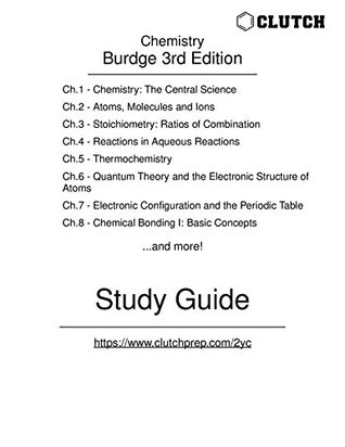 Read Online Study Guide for Chemistry, 3rd Edition, by Burdge - Jules Bruno | ePub