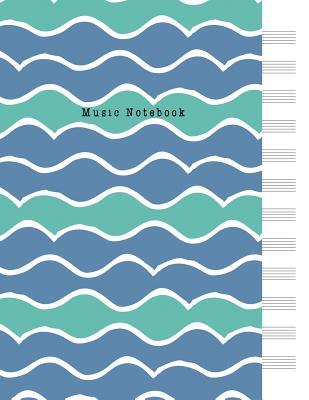 Full Download Music Notebook: Music Manuscript Staff Paper for Musicians: Piano Violin Flute Cello Classical Guitar: Colorful Ocean Theme - Mark E McGee | ePub